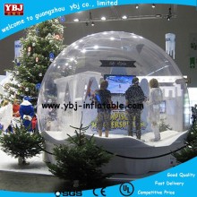 2015 Merry Christmas inflatable snow globe, hot inflatable snowing globe for exhibition, halloween snow globe,