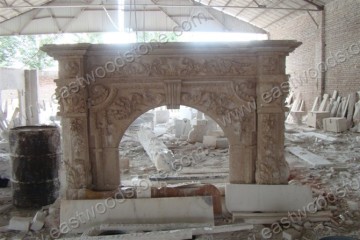 marble granite various styles fireplce stone surroundings for sale