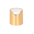 High quality cosmetic disc-top cap gold 20-410 disc top cap matte aluminum cap