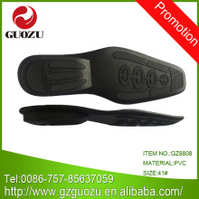 Injection PVC TPR shoe soles outsole for men women manufacturer