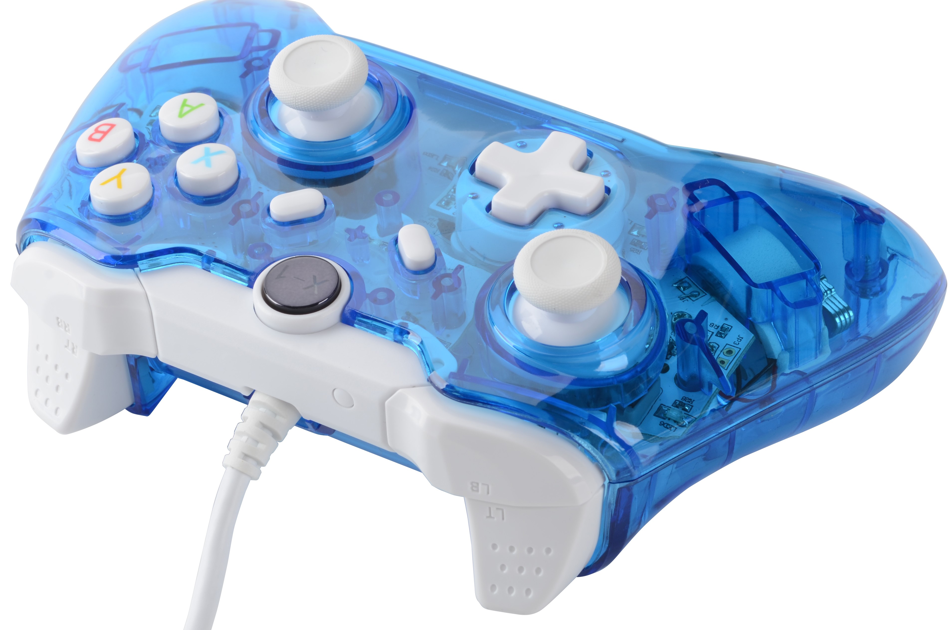 Transparent Blue Wired Game controller for Xbox one Transparent Blue Wired Game controller for Xbox one