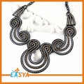 Färgglada zink legering hänge halsband för kvinnor halsband