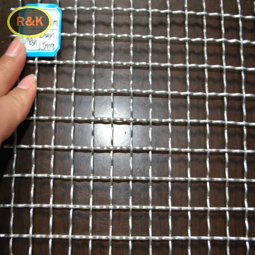 Stainless steel barbecue bbq grill crimped wire mesh net