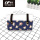 Custom Flower Ocean PU leather handbag cosmetic bag pencil case&bag multifunctional bag