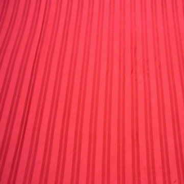 Striped Quality Silks Jacquard Red Pure Silk Fabrics