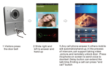 Newest DC12V wireless 3G 4G wifi door viewer