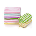 Microfiber Color Strip Cleaning Towel