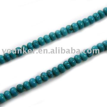 4*6MM turquoise Round semi-precious stones Loose beads