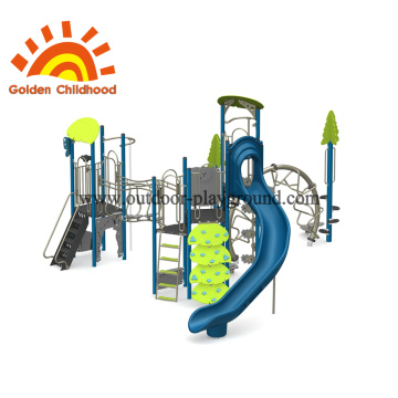 Outdoor Playground Equipment Blue For Children