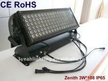 3 Watt 108 RGBW Waterproof Wall Wash LED Light IP65