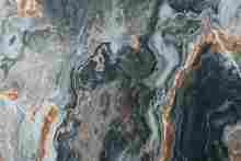 Blue-Gray Flowing Marble Stone Decorative Paper