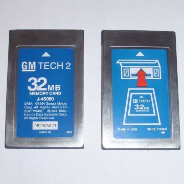 32mb Pcmcia Memory Card For Gm Tech2 Six Software -gm,opel,saab,isuzu, Suzuki Holden