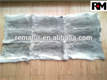 High quality real rabbit fur plates / carpet / blanket for car seat