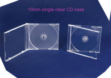 10mm single clear  CD case