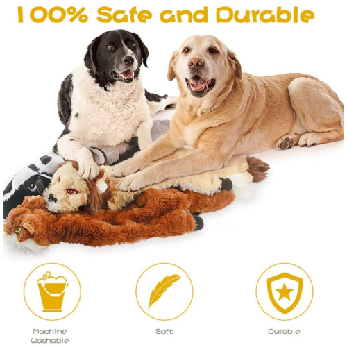 5 pack dua mainan anjing hewan lucu yang melengking