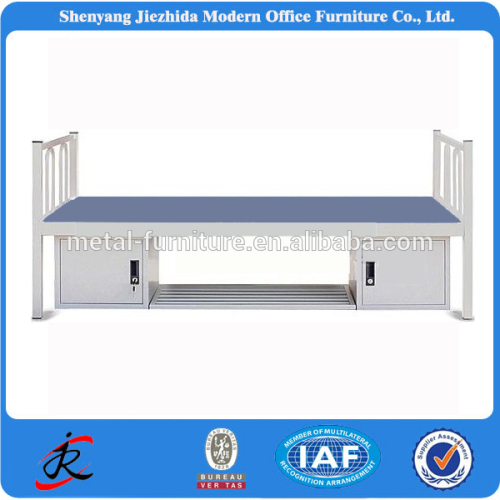 China wholesales Office furniture single design iron frame cheap wrought iron bed