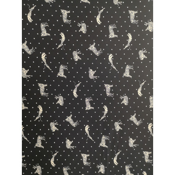 Dots Animal Rayon Challis 32S Printing Fabric