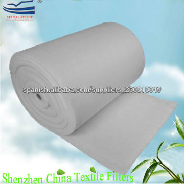 Coarse efficiency polyester fiber pre filter roll