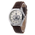 Genuine leather women quartz watch