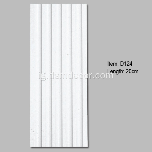 Nnukwu kọlụm pilaster fluted polyurethane