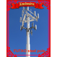 Башня Wifi Поляка связи горячего погружения гальванизированная Monopole