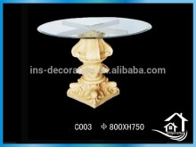 Artificialstone table pedestals