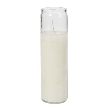 long long burning time glass candle