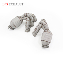 Stainless Steel Catalyzed Exhaust Manifold Downpipe for Porsche 718 GT4 GTS 4.0L