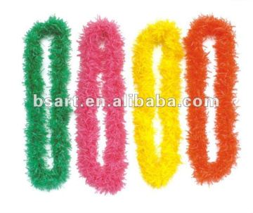 Modern design hawaii plastic lei for carnival