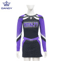 Seragam Rhinestones Lycra Bodas Cheer Seragam