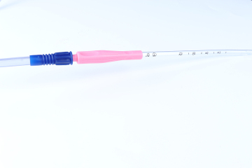 Disposable suction tube with suction tip and connector