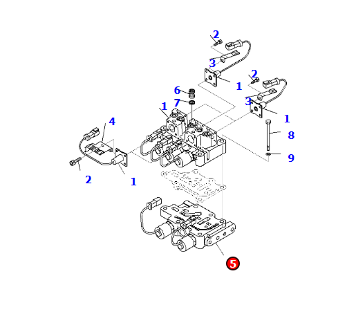 D155AX-8 Valve 17M-15-00324