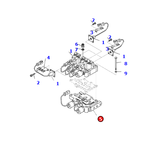 D155AX-8 Klep 17M-15-00324