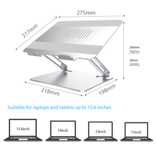 180 Degree Foldable Aluminum Laptop Desk Stand