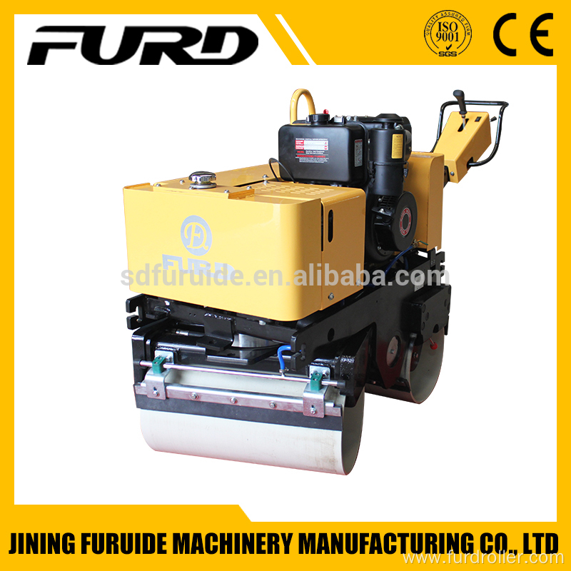 Diesel Vibration Double Drum Hand Asphalt Roller for Sale (FYL-800C)