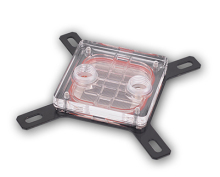 copper  transparent computer system water block