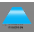 عملية اللمعان لوحة صفائح الألمنيوم الزرقاء 1.6 مم