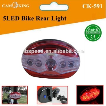 LED Bicycle Rear Light with 5LED