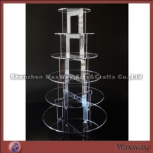6 Tier Acrylic Circle Cup Cake Stand