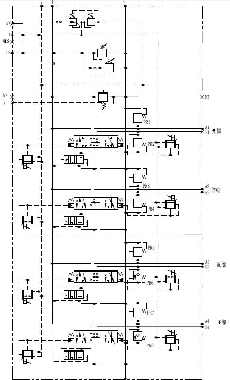 Electrical Controlled Proportional Valve (4eplsv330-35) Bucher LV22, Load Sensing Control Valve, Mobile Hydraulic Control Valve