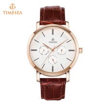 Business Casual Watches Men Water Resistant Leather Quartz Watch 72376