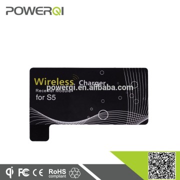 Qi standard wireless mobile phone charger wireless qi charging receiver card for Samsung S5