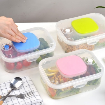 Vacuum Lid Food Storage Airtight Lunch Box