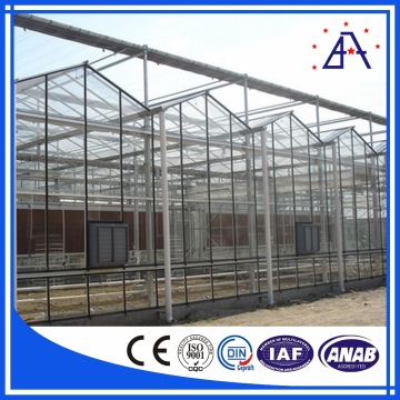 HOT!!! Easily Installed Aluminium Profile Greenhouse