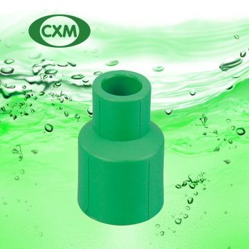 PP-R green color reducing coupling