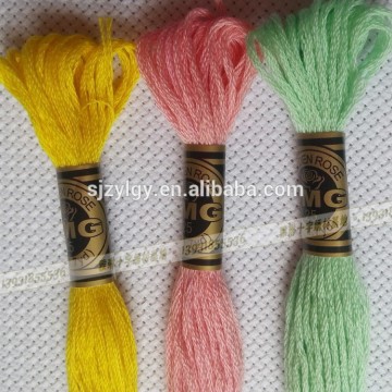 Wholesale cross-stitch embroidery thread Gold rose Cross-stitch embroidery cotton thread