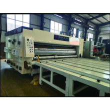 Chain feeder printer slotter die cutter machine