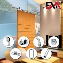 frameless glass sliding barn door hardware