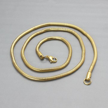 Nice Quality Box Chian Necklace Gold Silver Stianless Steel Neck Chian 2015