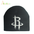 Preto personalizado de malha chapéu do Beanie